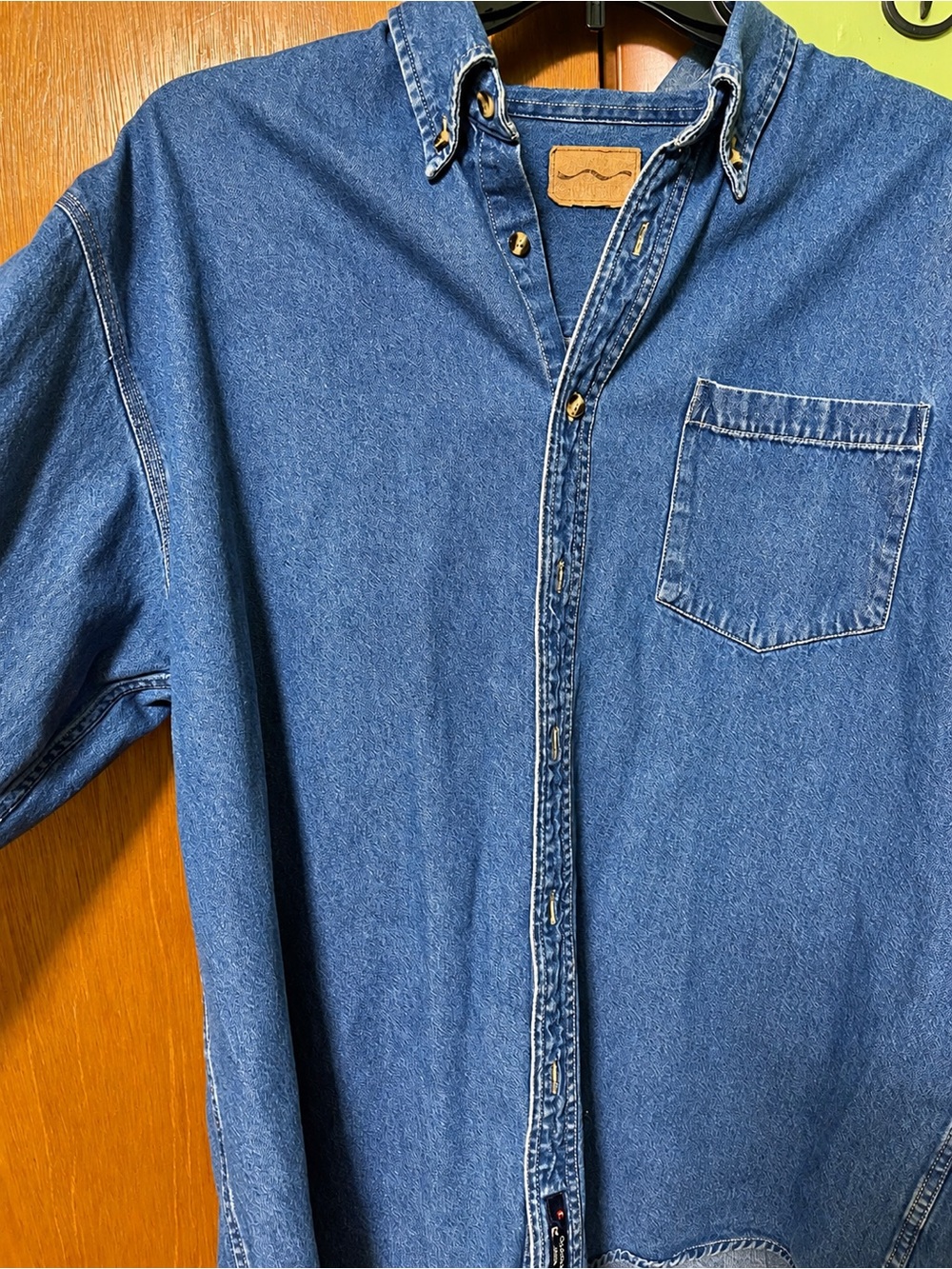 Port Authority Indigo Denim Button-Down Shirt